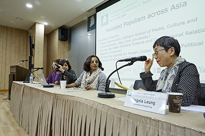 Listening to Prof. Angela Ki Che Leung at the Directors’ Plenary Session “Mediated Populism Across Asia”