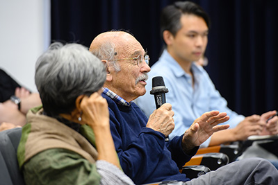 Prof. Paul Cohen (Harvard) during the discussion